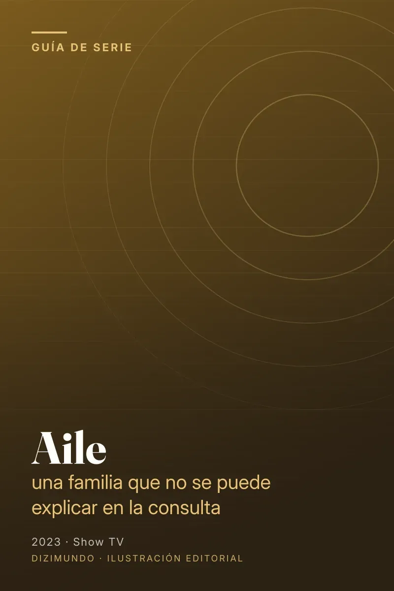 Portada editorial de DiziMundo para la guía de Aile, con el título en tipografía serif sobre un fondo degradado