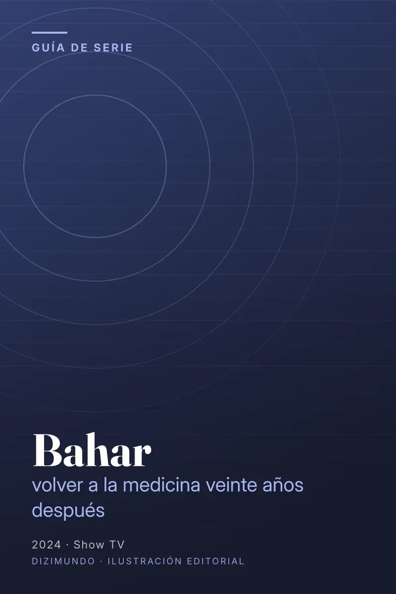 Portada editorial de DiziMundo para la guía de Bahar, con el título en tipografía serif sobre un fondo degradado