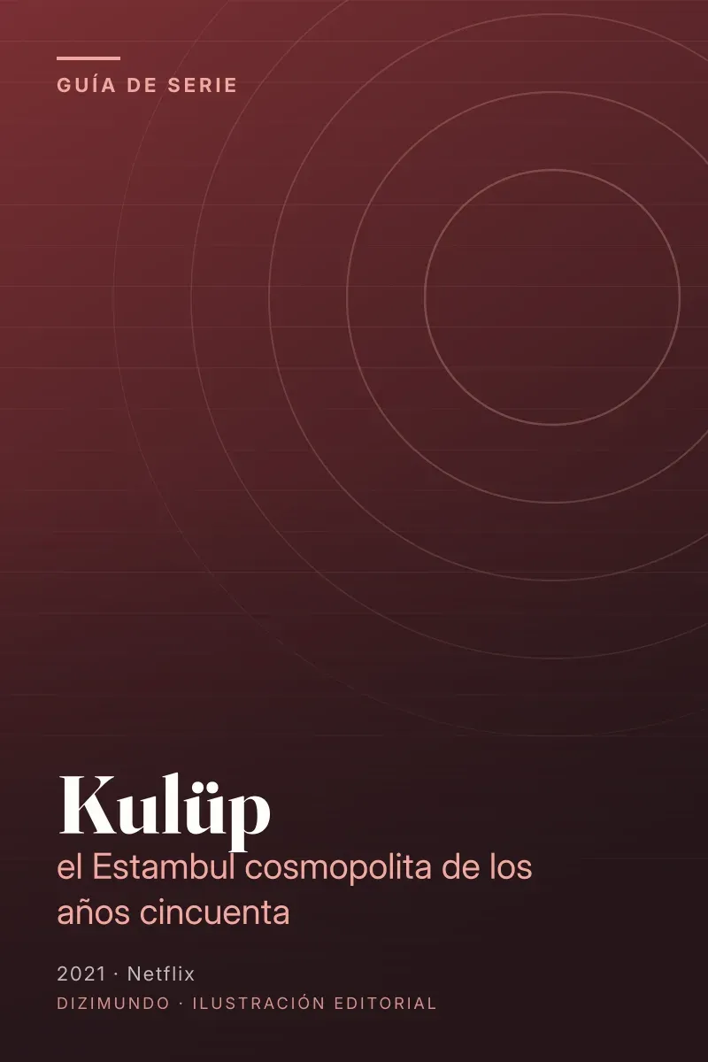 Portada editorial de DiziMundo para la guía de Kulüp, con el título en tipografía serif sobre un fondo degradado