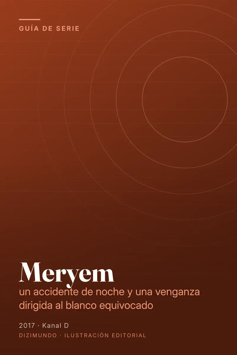 Portada editorial de DiziMundo para la guía de Meryem, con el título en tipografía serif sobre un fondo degradado