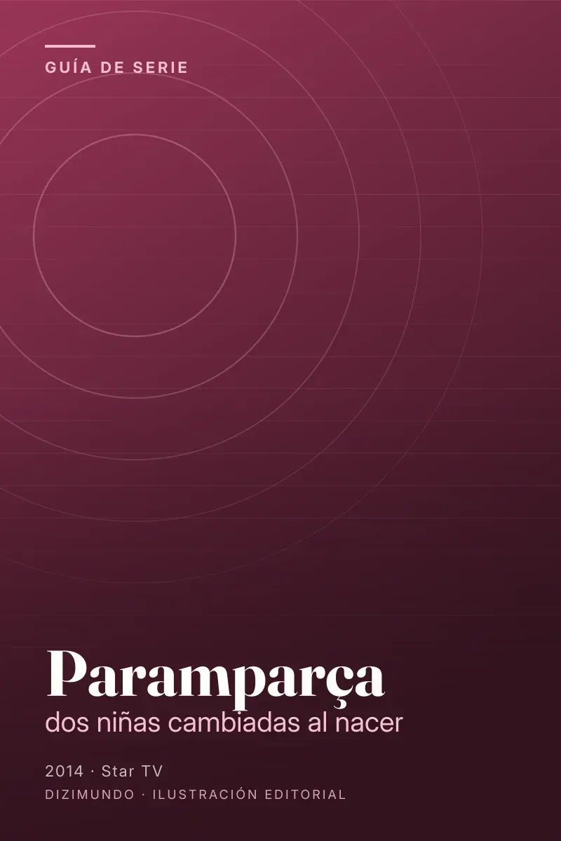 Portada editorial de DiziMundo para la guía de Paramparça, con el título en tipografía serif sobre un fondo degradado