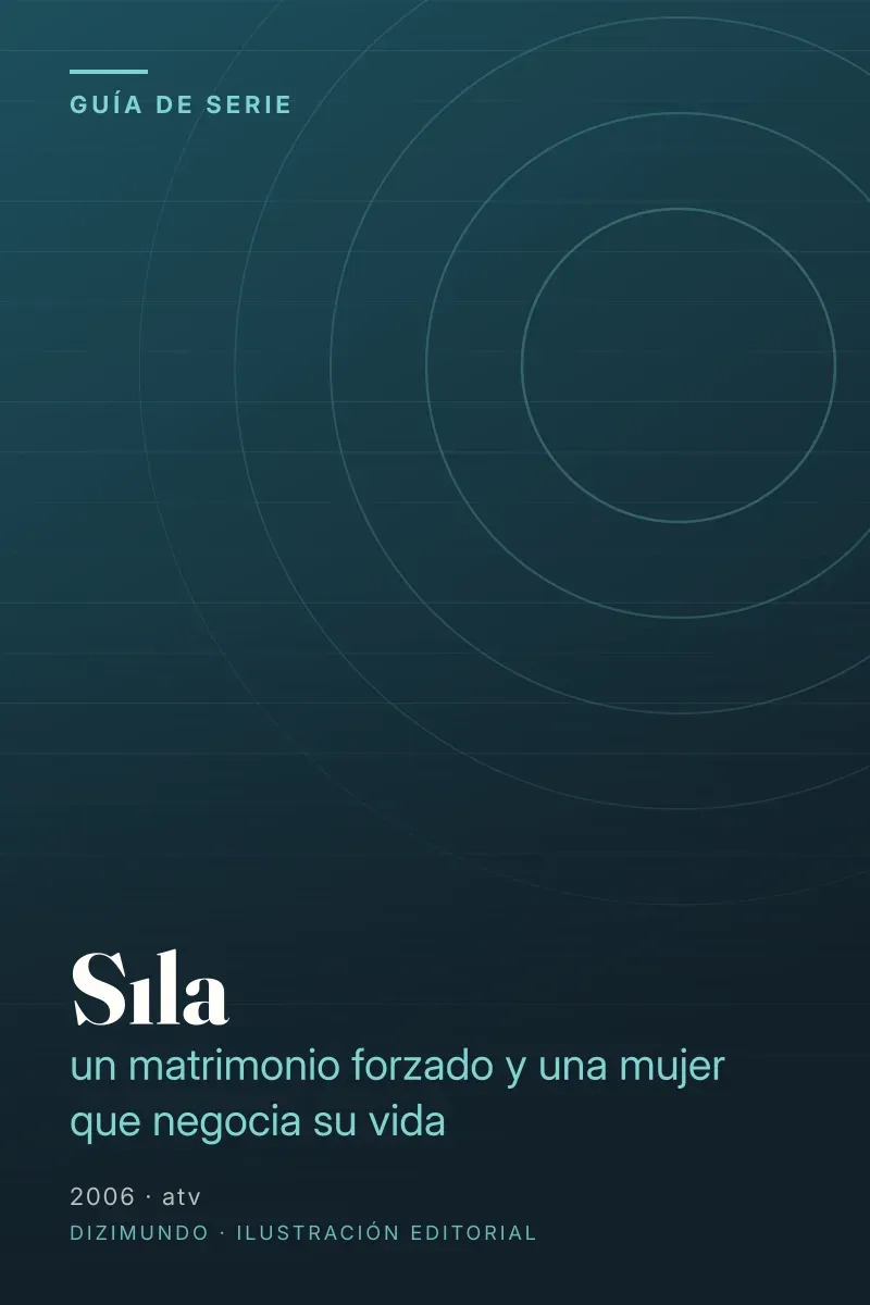 Portada editorial de DiziMundo para la guía de Sıla, con el título en tipografía serif sobre un fondo degradado